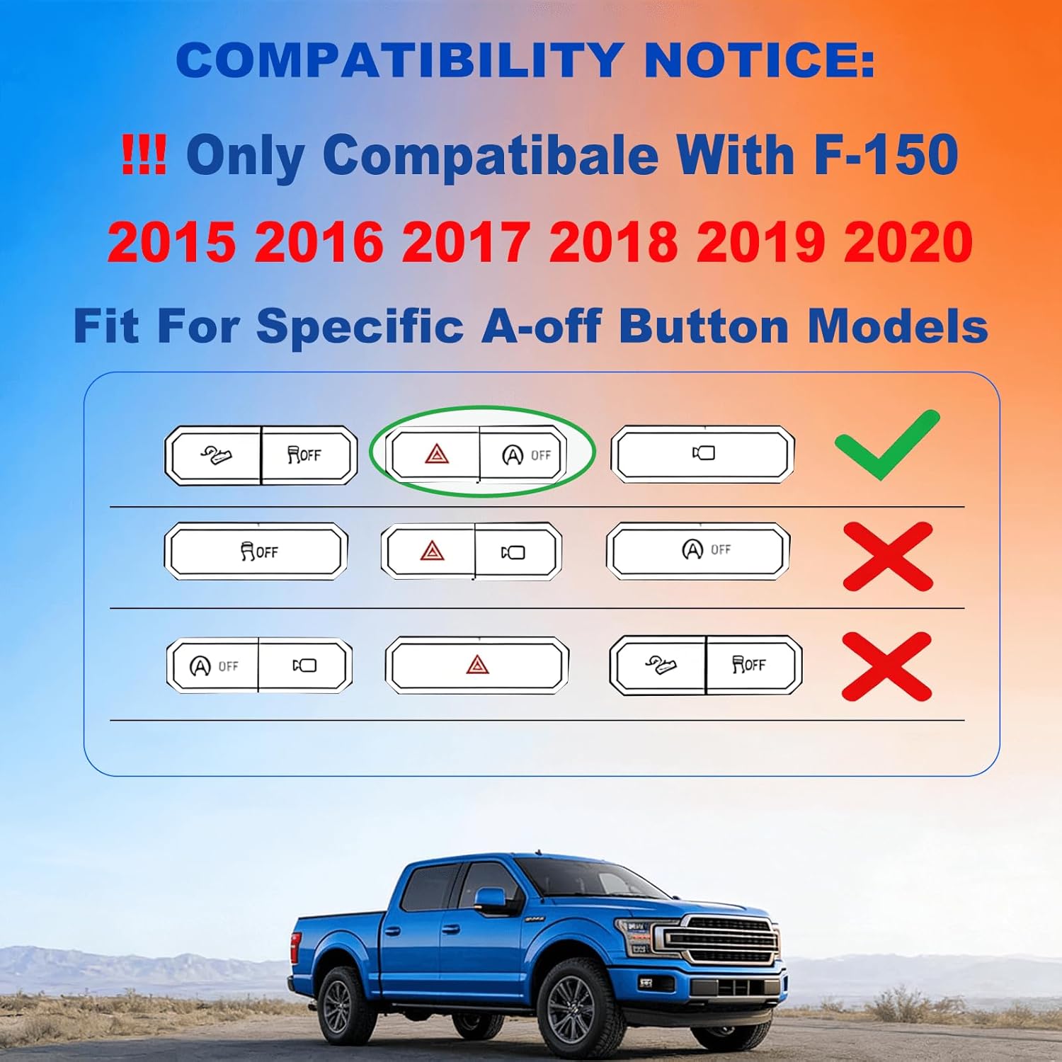 Auto Start Stop Eliminator for Ford F-150 2015-2020 All Trims, Keep Memory Disable Start Stop, Plug & Play Canceller, No Coding Required, Fits XL, XLT, Lariat, King Ranch, Platinum, Limited