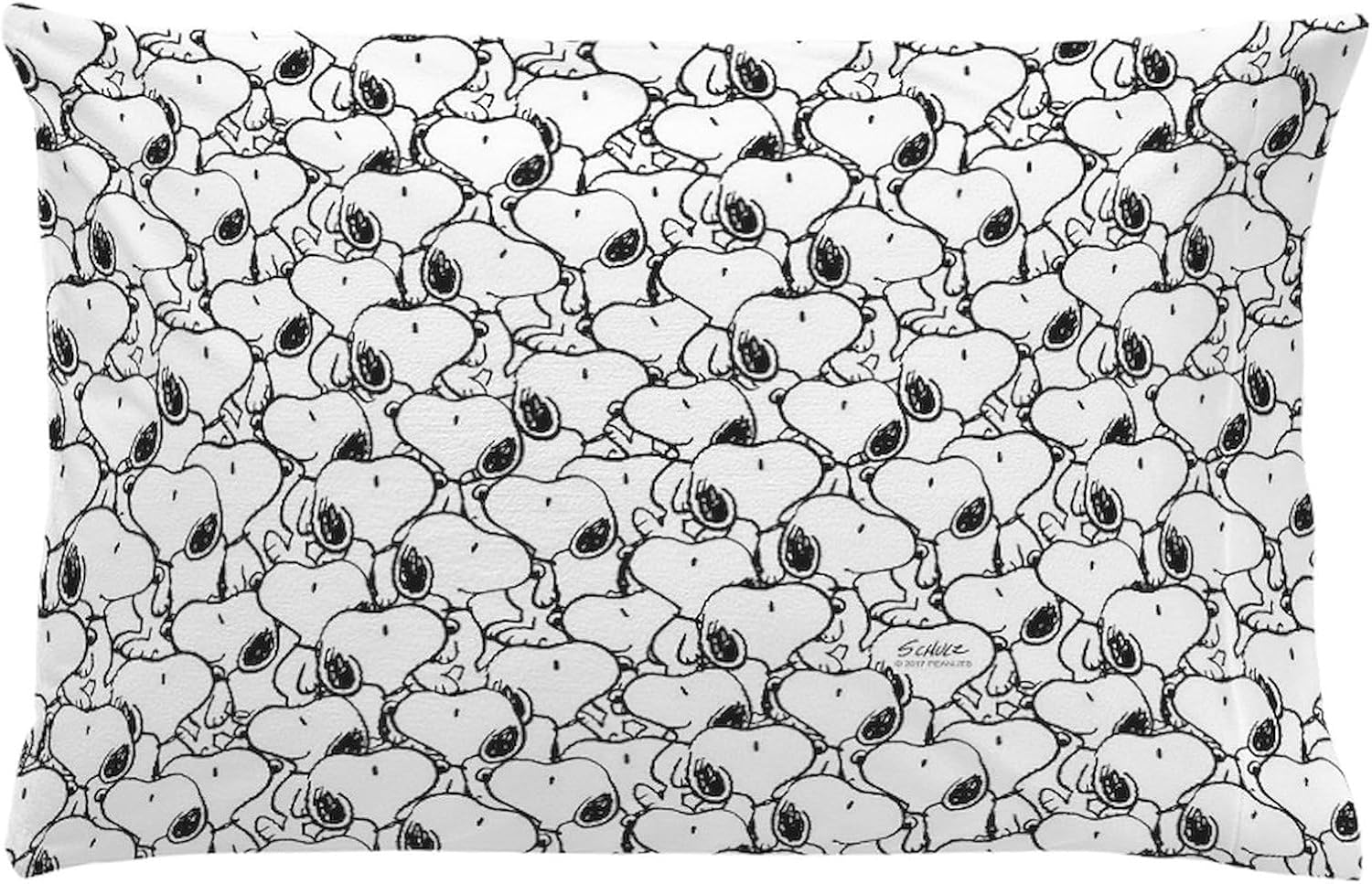 CafePress Snoopy Pattern Standard Size Pillowcase, Lumbar Pillow Cover Microfiber