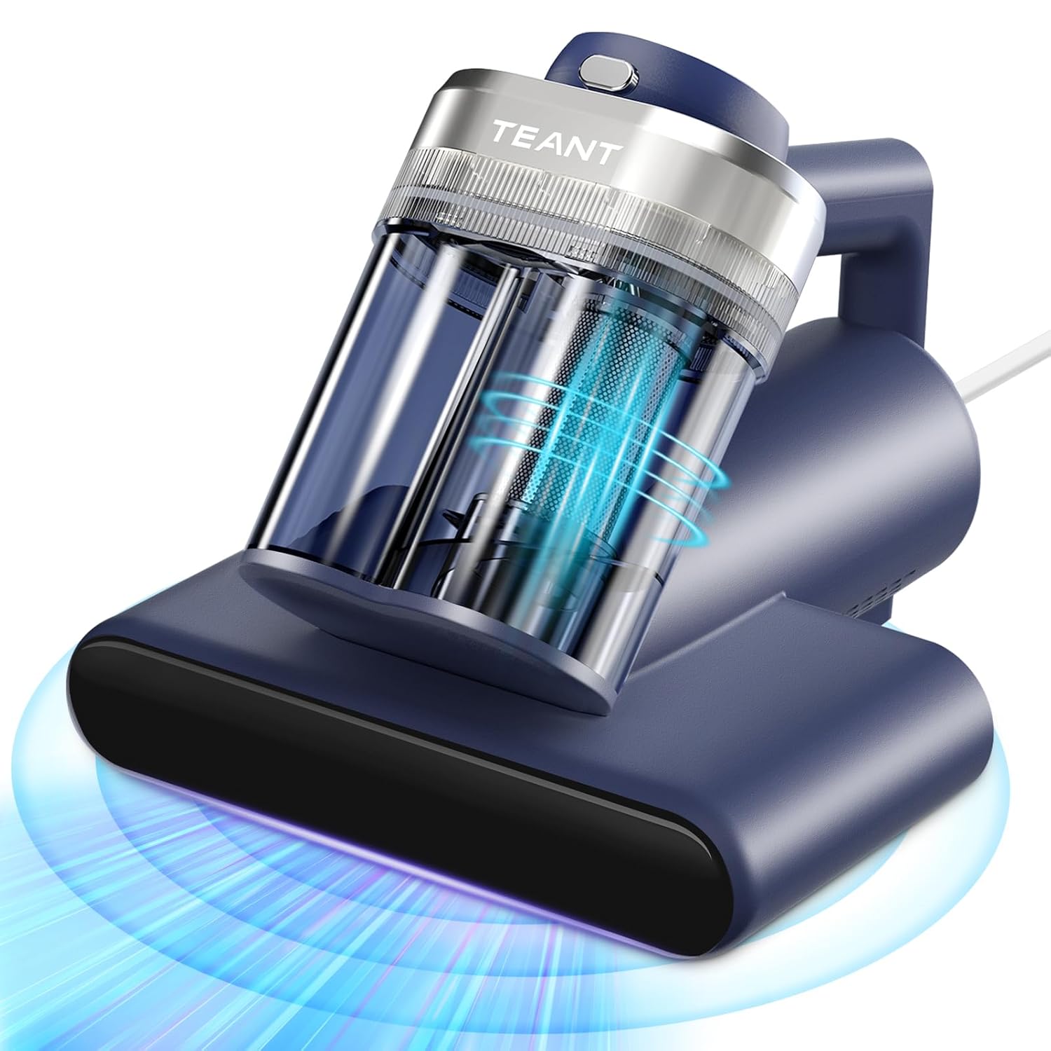 Mattress Vacuum Bed Vacuum Cleaner with 253 7nm UV-C Light Hyper Helix Motor with 16kPa Strong Suction 33000