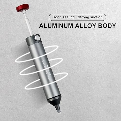 Miniatura 2 de FrogBro Bomba desoldadora Soldadura Soldadura Herramienta de eliminación de soldadura Potente succión al vacío y boquilla resistente al calor