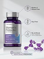 Vista 5 de Horbäach Probiótico para mujeres con arándano 90 cápsulas vegetarianas Suplemento dietético con 14 cepas probióticas Suplemento sin OMG, sin