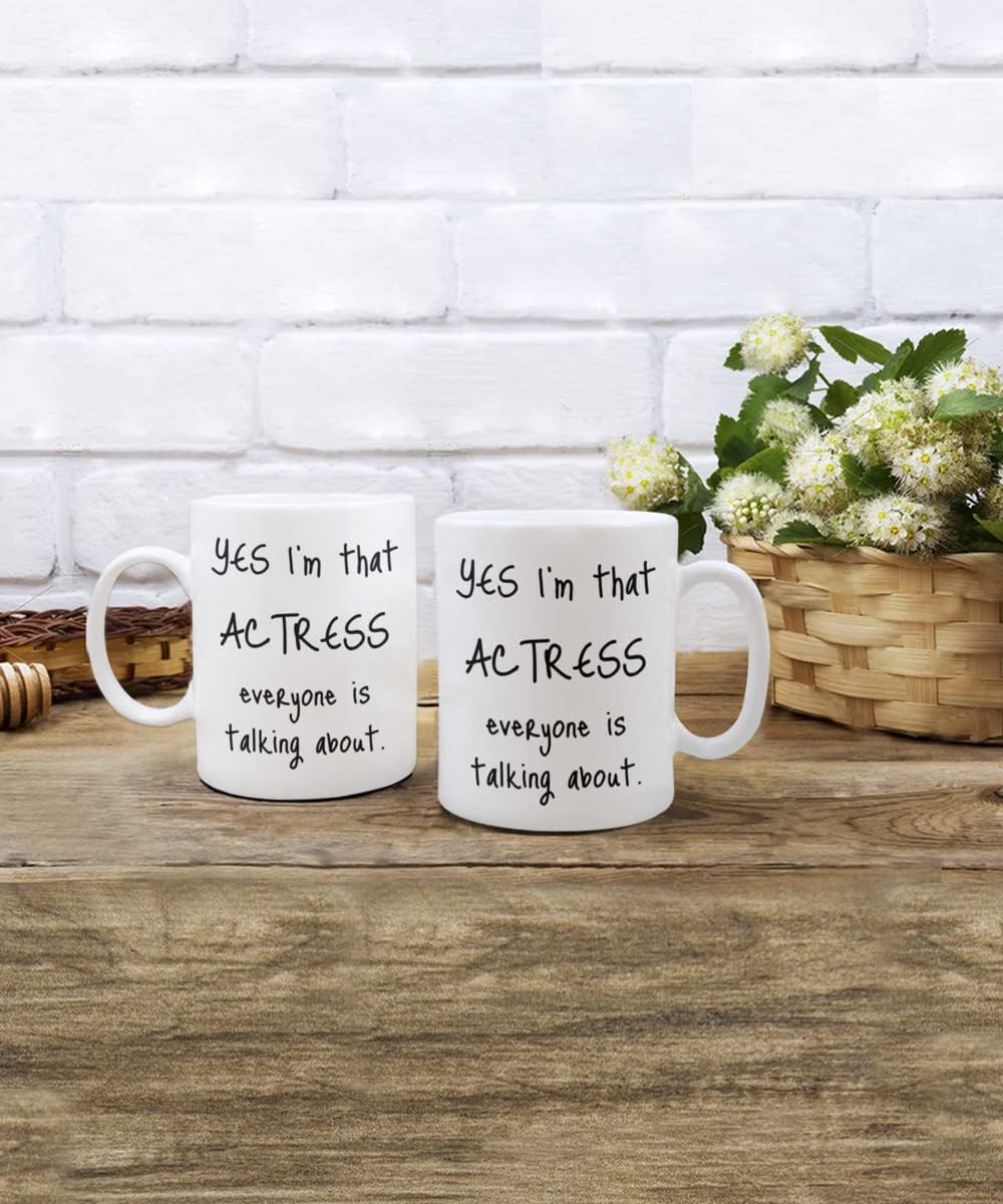 Actress Coffee Mug, Famous Actress Mug, Trending Actress Coffee Cup, T.V. and Movie Industry Coffee Mug Gift image 5