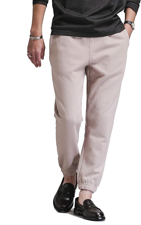 Amazon ナノユニバース アーバンフリース イージー パンツ メンズ L ピンク ロングパンツ 通販