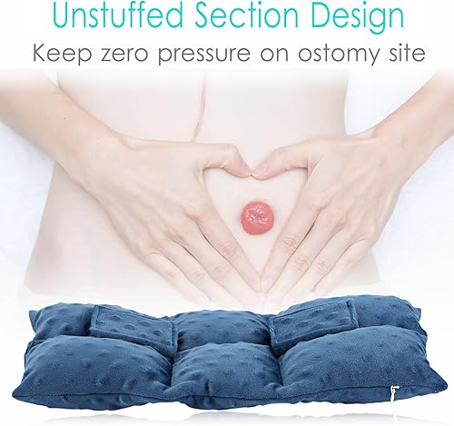 Miniatura 4 de Ostomía - Almohada para cinturón de seguridad, protector de estomía, funda para bolsa de ostomía, almohada para conducir, ileostomía, soporte para