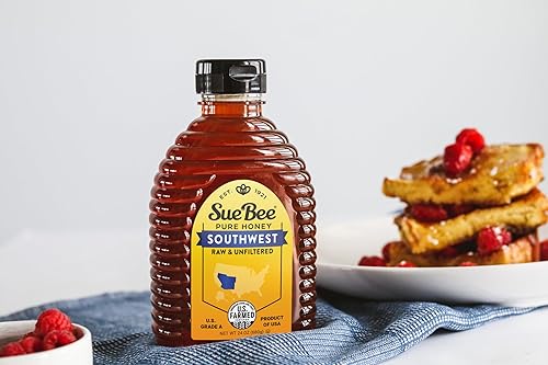 Miniatura 10 de Sue Bee Honey Regional Northwest USA Miel, colada, sin filtrar, miel cooperativa propiedad de apicultores, 24 onzas