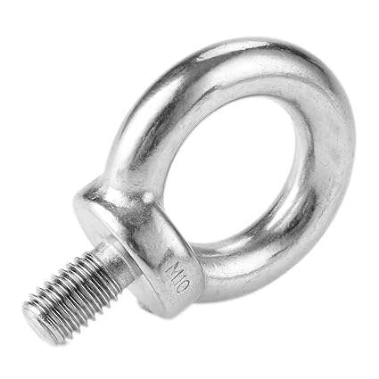 M10 316 Machinery Shoulder Grade Stainless Steel Lifting Ring Eye Bolt Nuts Screws Bolts