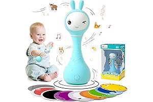 Smarty Bunny Buff Baby Speed Bag Hanging Toy for Infants, Toddlers, and Deaf Education