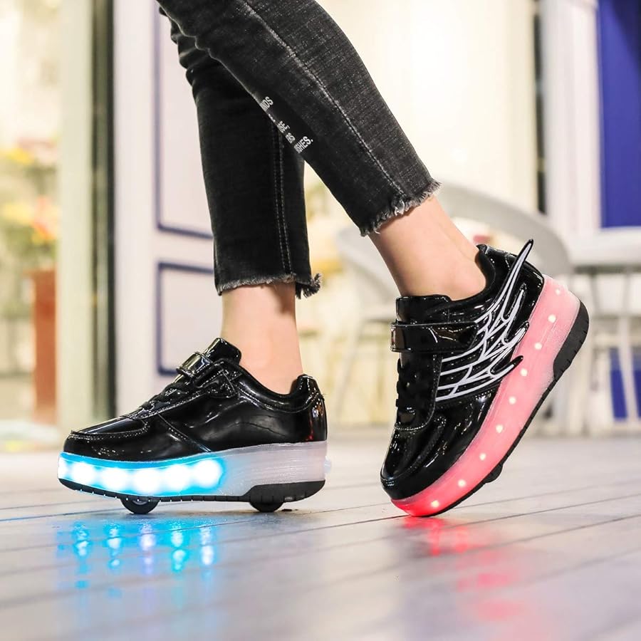 Scarpe Con Rotelle Bambino Ragazzi E Ragazze Scarpe Da LED Luce