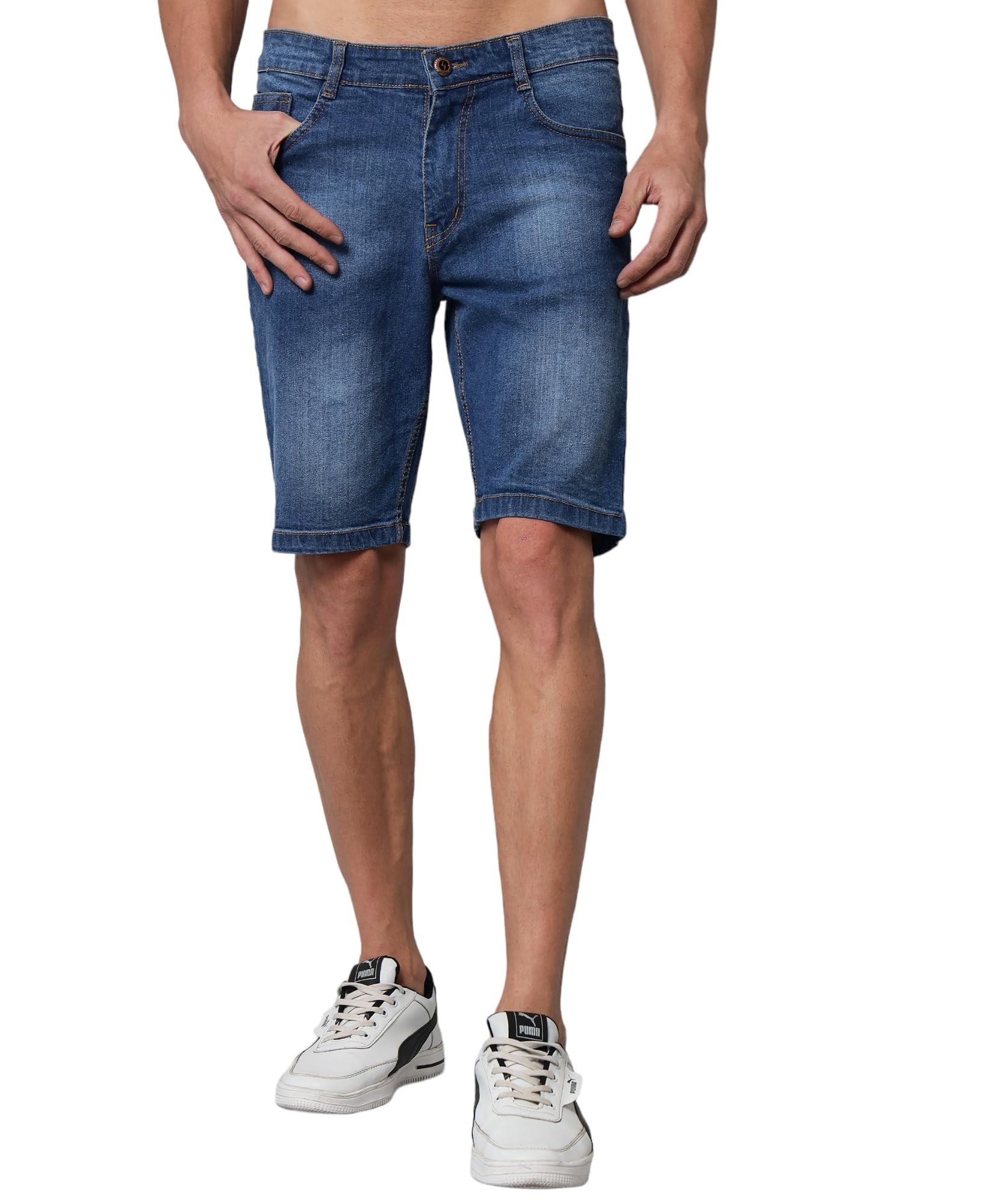 studio nexx Men's Cotton Denim Shorts - HIKE54-picture-17