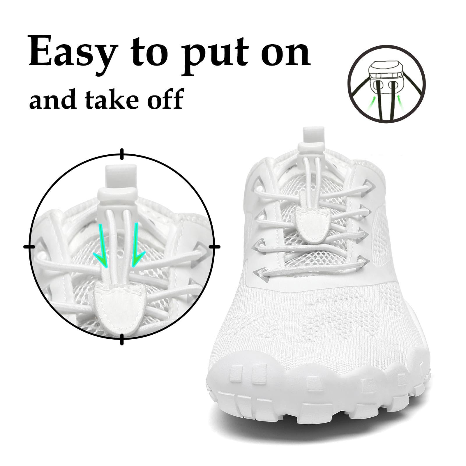 SAGUARO Scarpe Barefoot Minimaliste Uomo Donna - Scarpe Scogli Leggere Traspiranti Antiscivolo - con Padelle Larghe e Zero Gocce