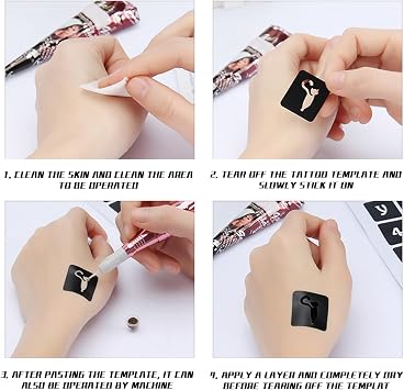 GWAWG Henna Tattoo Temporary Tattoo, Professional Art Tattoo Natural Creams with Stencils, Multi Patterns for Adult Kids Halloween Christmas Party Carnival Fancy Dress