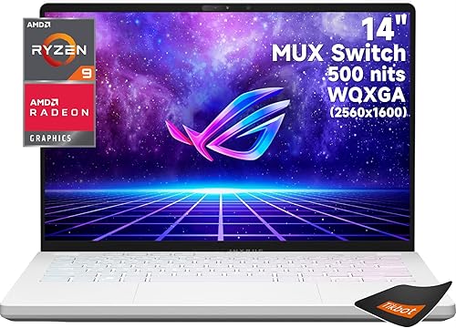 Asus ROG Zephyrus - Laptop para juegos WQXGA 120Hz de 14 pulgadas - AMD Radeon RX 6700S Ryzen 9 6900HS - Window 11 Home, con alfombrilla de mouse