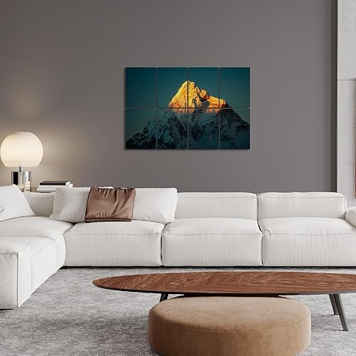 Miniatura 7 de SoniQuell Art Acoustic Panels, 48" x 32" Sound Absorbing Panels, Decorative Sound Dampening Panels 8 Pack, Acoustical Soundproof Wall Panels,