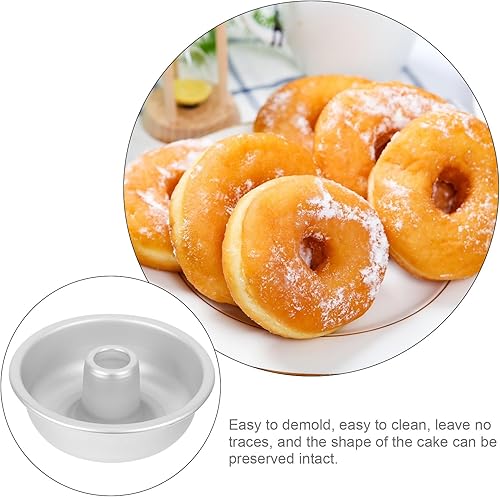 Miniatura 7 de Abaodam molde de donas fabricante de postres ángel pastel de comida lata molde de pastel de ángel molde para panqueques mini tartas bandeja círculo