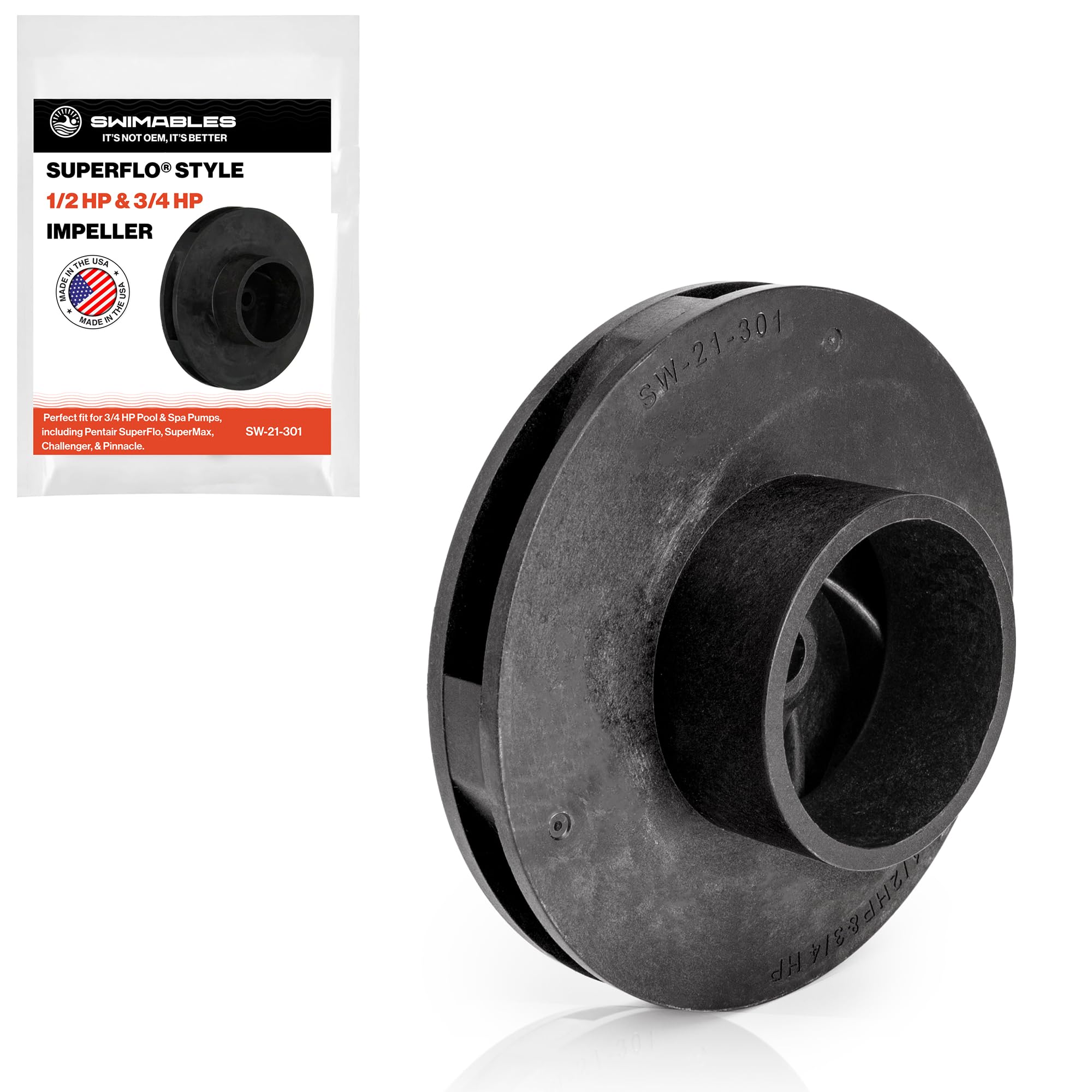 Amazon.com: Swimables 355043 Impeller Replacement for Premium
