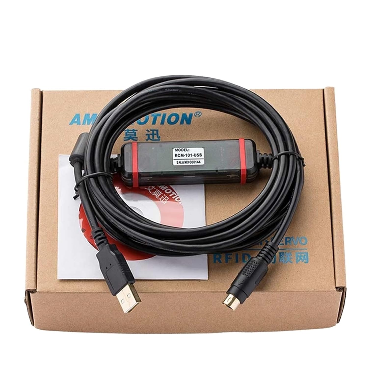 RCM-101-USB Programming Cable Suitable for Electirc Cylinder Driver ACON/PCON/SCON Debugging Test Wire