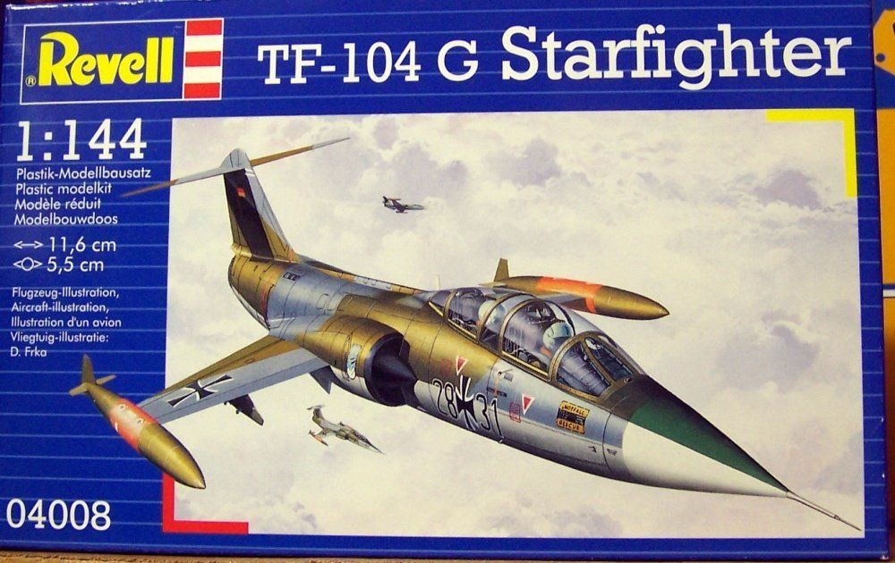 Revell 04008 - Maqueta de avión TF-104 G Starfighter (Escala 1:144)