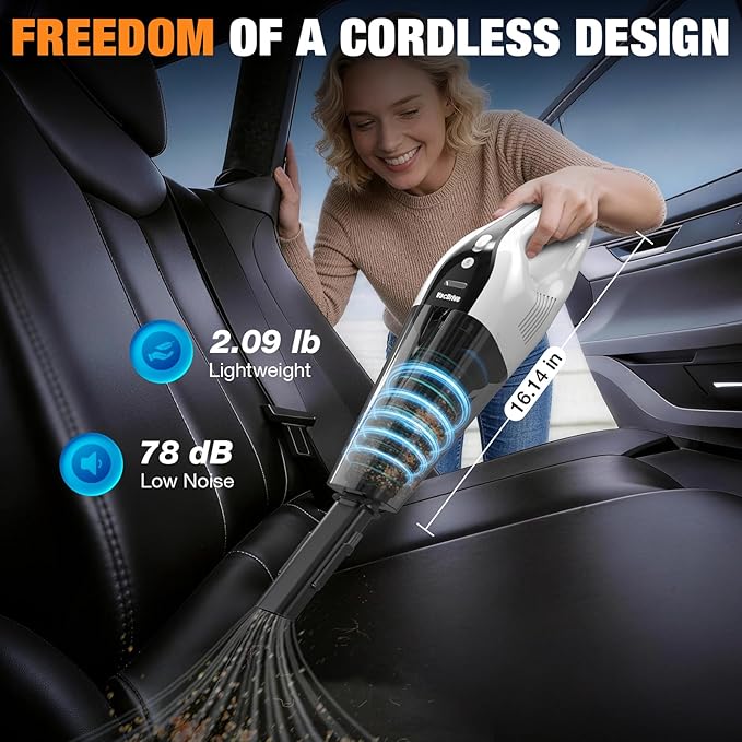 Aspiradora Inalámbrica de Mano con Filtro Lavable y 2 Modos miniatura 9