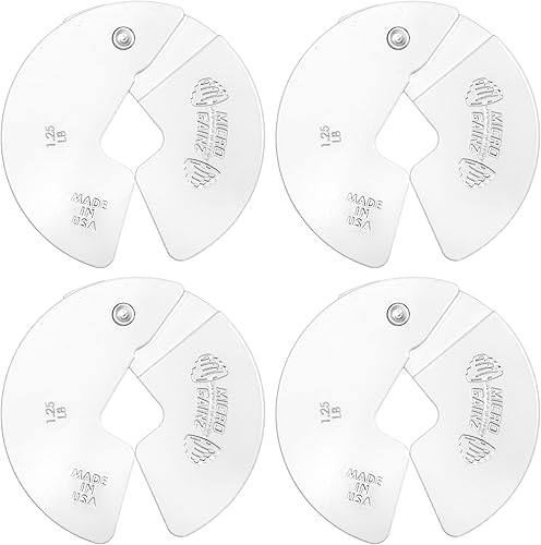 Miniatura 14 de Micro Gainz - Placa fraccional para mancuernas de 1.25lb, ideal para micro cargas, (elige color) juego de 4 placas fraccionales, diseñadas para