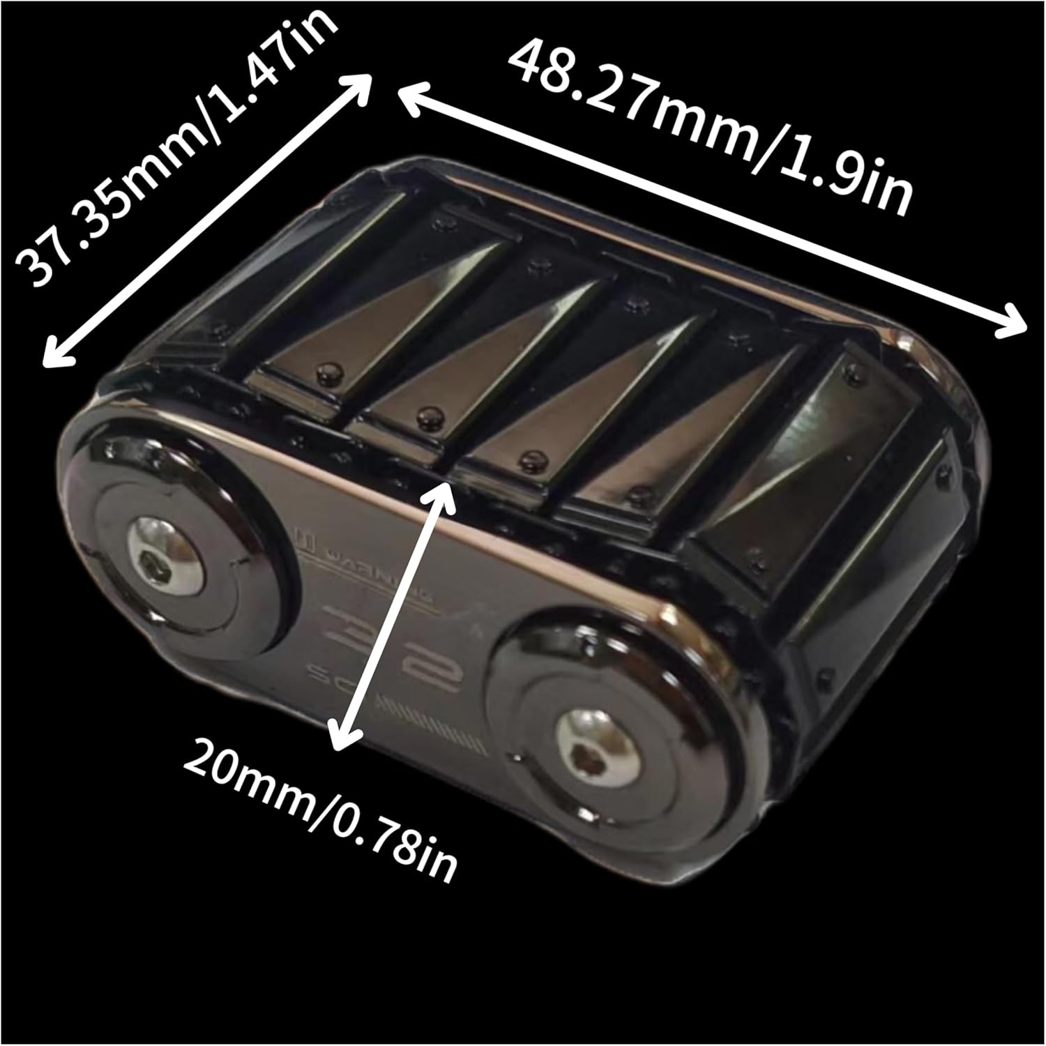 Tank Chain Metal Fidget Slider for Adults - Silent & Smooth Stress Relief Toy, Anxiety Relief & Focus Improve, Office & School EDC Desk Toy Gift