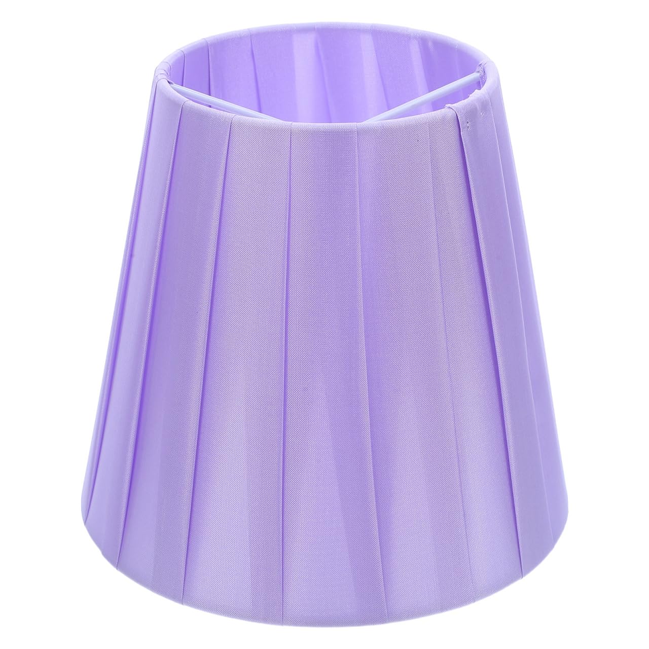 HOMSFOU Lilac Lampshade 5.51In Stylish Cloth Light Cover Soft Light Diffuser for Ceiling Wall Table Lamps Multi-Purpose Accessory