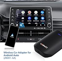 Vista 2 de Adaptador inalámbrico Android Auto, adaptador inalámbrico de coche para Android Auto, apto para teléfono Android, requiere autos Android con cable