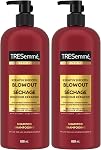 Shampoing TRESemmé Keratin Smooth Blowout pour un contrôle des frisottis et des mèches volantes jusqu'à 72H* 828 ml