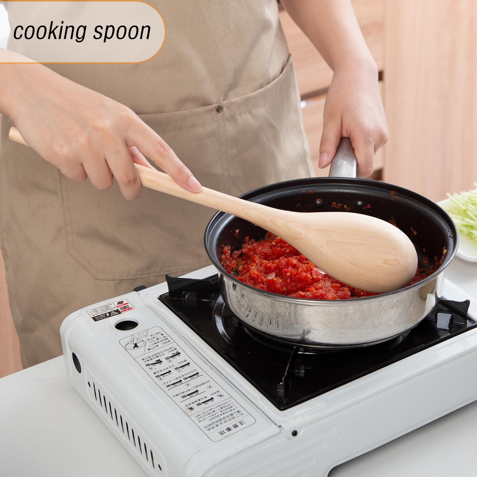 Cuchara de cocina de arce (2)