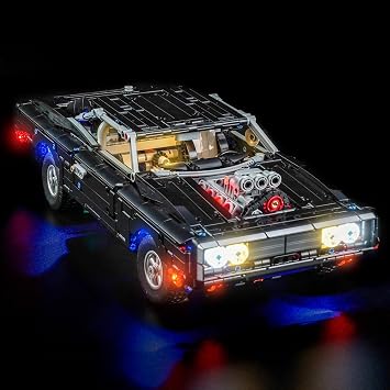 BrickBling LED Light Kit Compatible with Lego Technic Fast and Furious Dodge Charger R/T Car 42231- Not Come with Car Classic Version Light