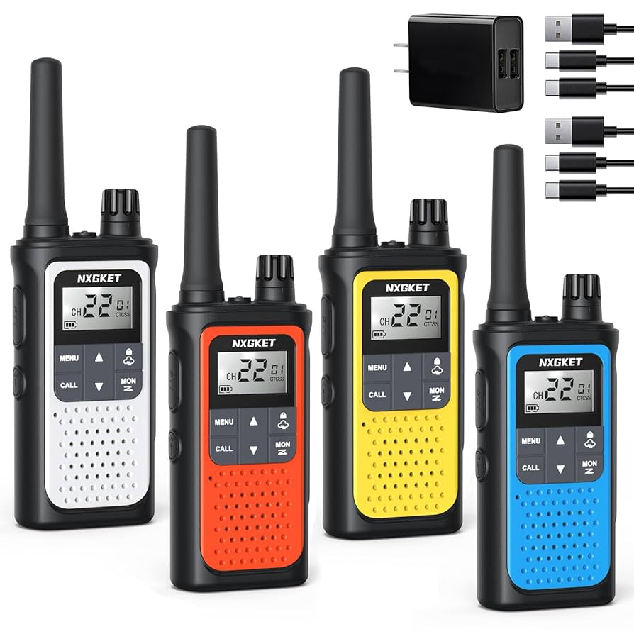 Amazon.com: NXGKET Walkie Talkies for Adults Long Rang NOAA