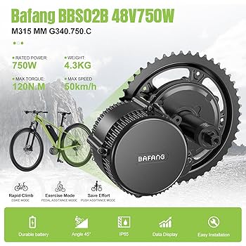 Bafang 48V 750W セット Amazon.com : BAFANG 48V 750W BBS02B Ebike Motor Kit with
