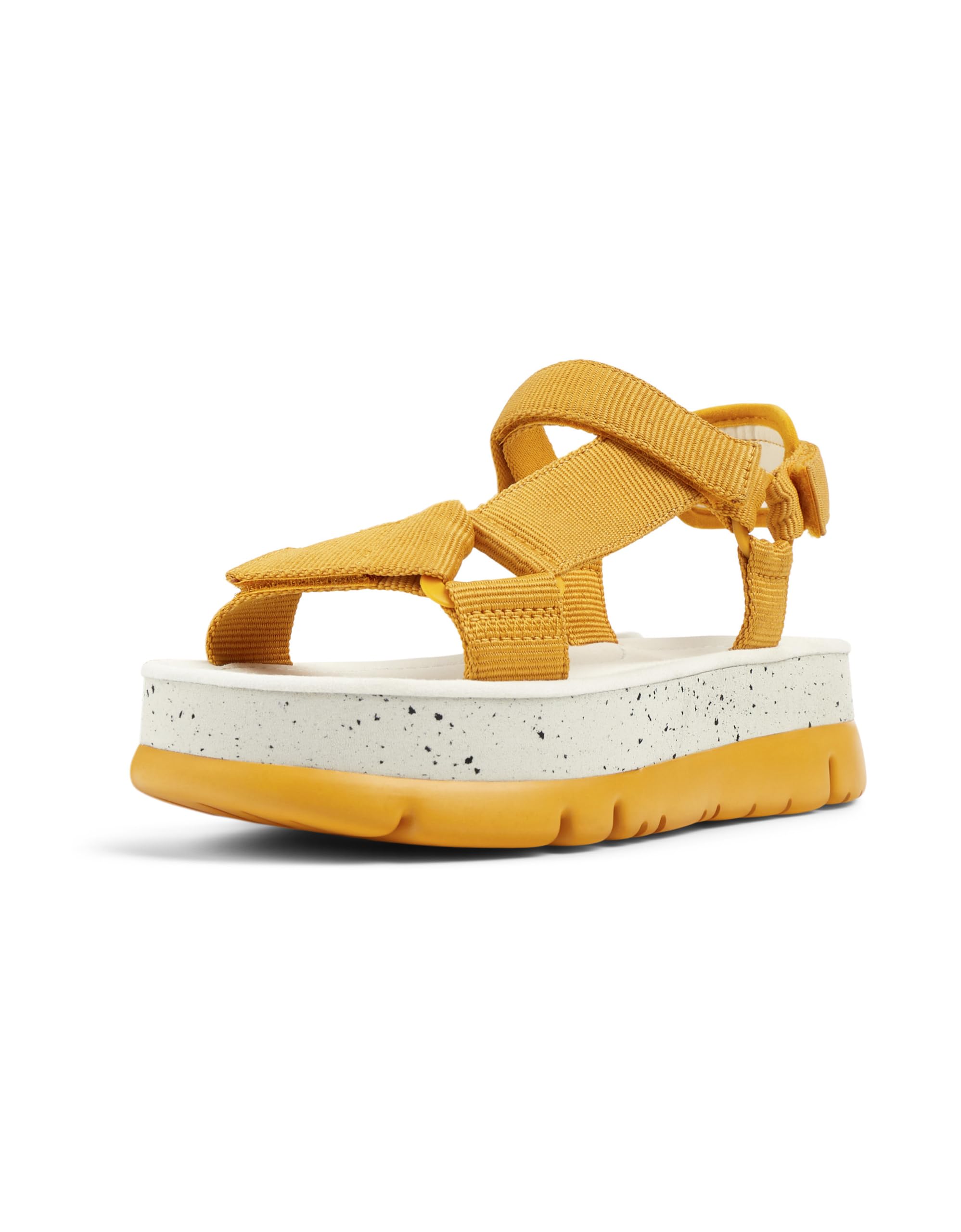 Camper Women's Oruga Up-k200851 Wedge Sandals, Medium Orange 021, 7 UK