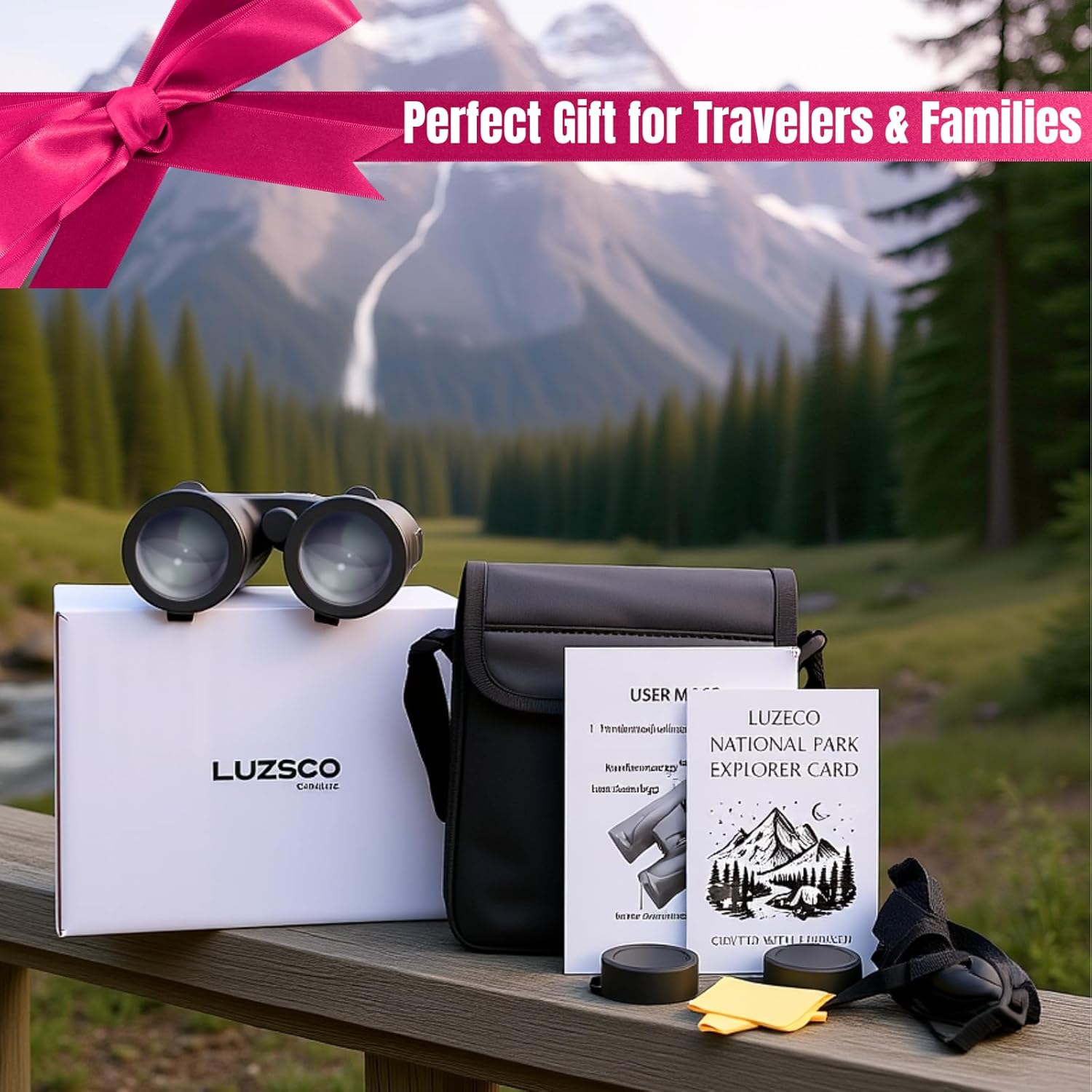 10x42 HD Binoculars for Adults High-Powered – Waterproof Binoculars with Clear Wide View, Lightweight for Bird Watching, Hunting, Hiking & Sports, with Carrying Bag - Image 8