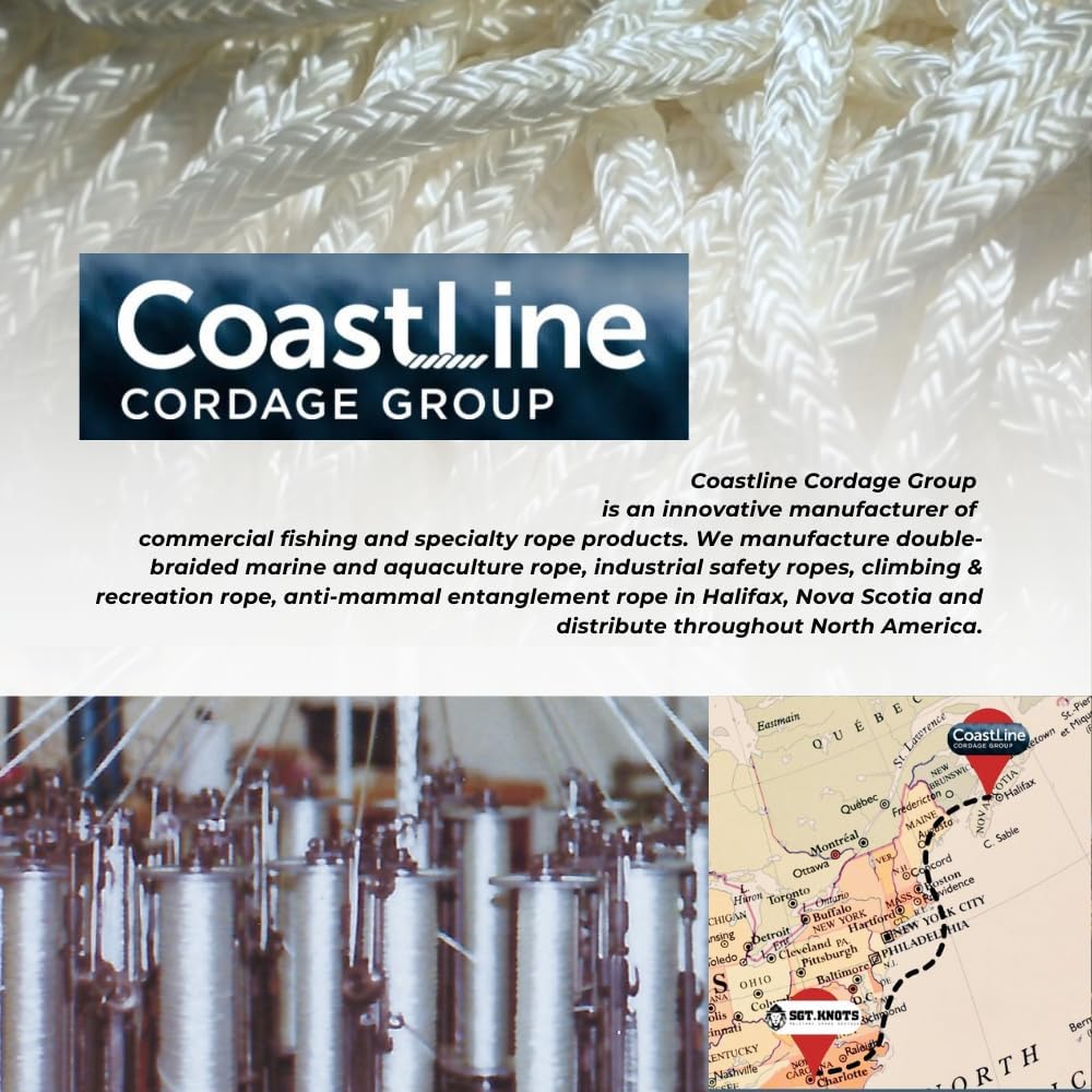 SGT Knots Float line Water Rescue Rope 3/8" x 70ft - Red with Yellow Fleck