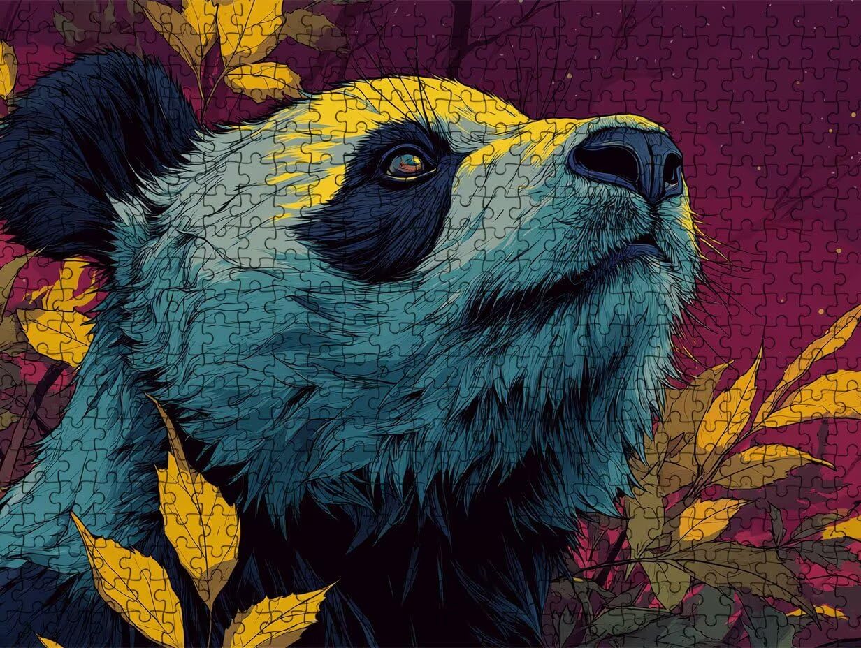 Puzzle dla dorosłych 1000, Panda Is Cute 1000-elementowe puzzle dla dorosłych, klasyczne gry edukacyjne, gry i zajęcia rodzinne, do dekoracji ścian domu, świetny pomysł na prezent R0KH-905