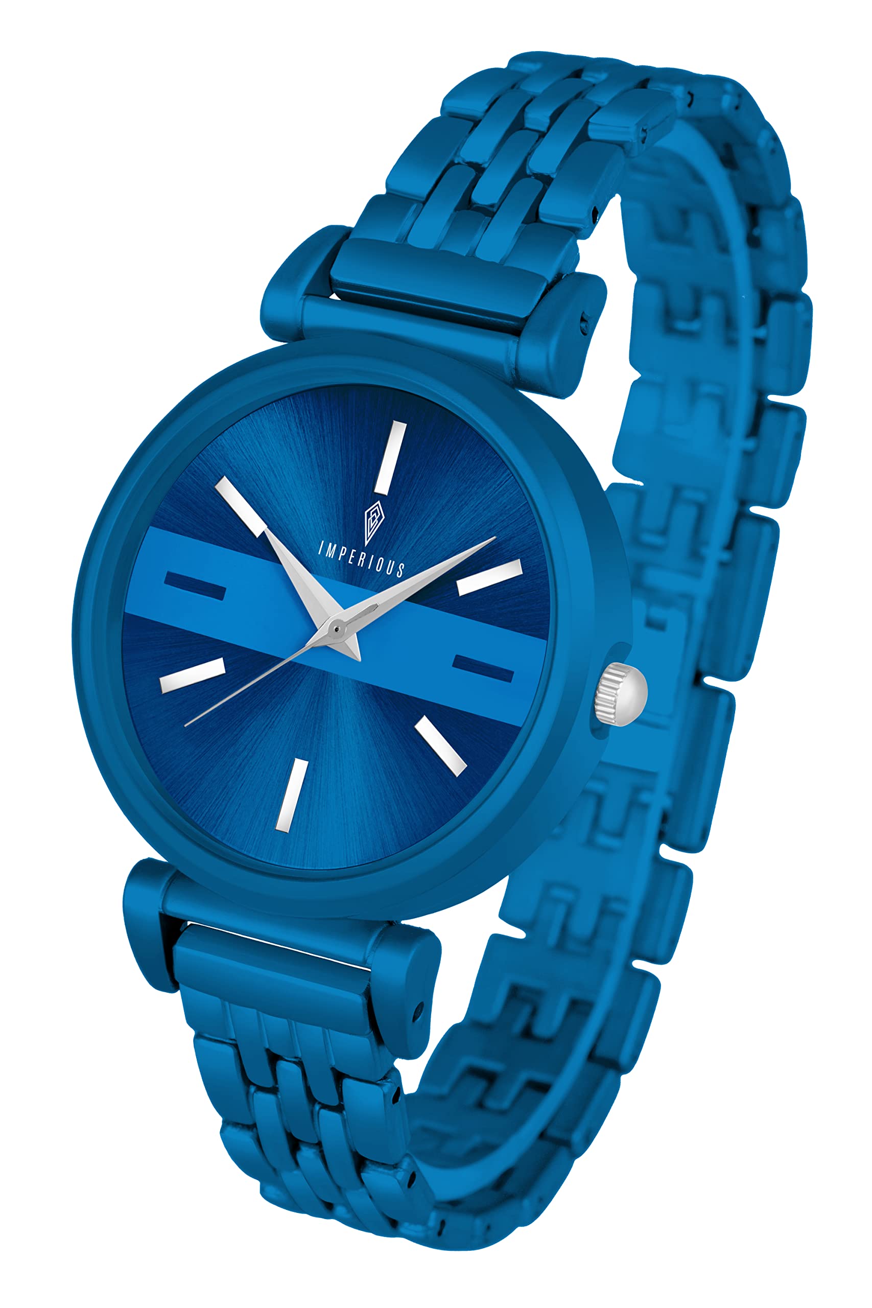 Imperious Analogue Wrist Watches for Women - Cool Blue, Stainless Steel & Water Resistant Ladies Women Watches (B0BDYNG8GT) Amazon Price History, Amazon Price Tracker