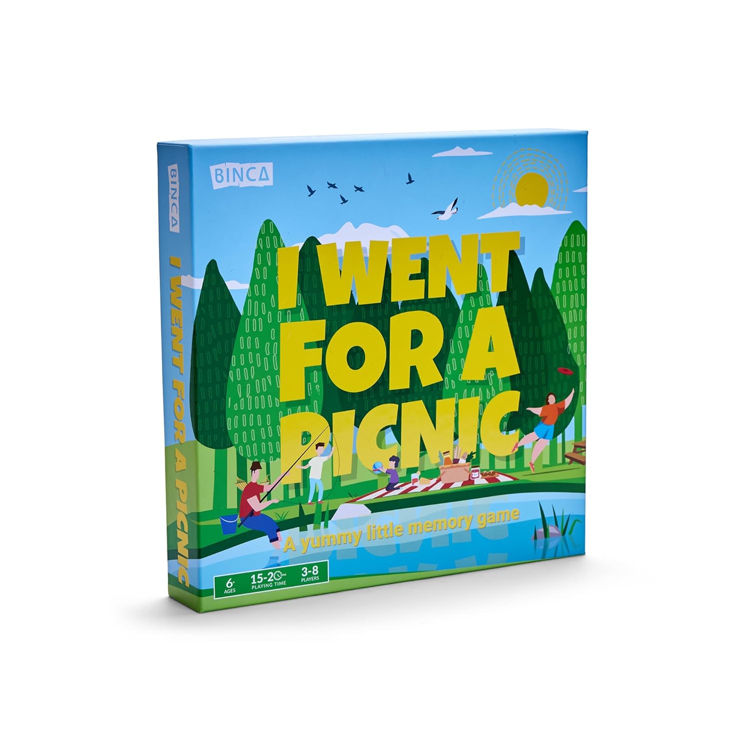 Binca I Went for a Picnic – A Memory Card Game for Kids Ages 6 and Up | Fun Memory Game and Concentration Building Game | Great Gift to Build Cognitive Skills for Ages 3, 4, 5 & 6 Years (3-8 Players)