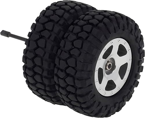 Miniatura 6 de MEUS RACING 1/24 RC Crawler Ruedas dobles Juego de reacondicionamiento de doble rueda Kit de modificación de neumáticos Acoplador de ruedas Eje de