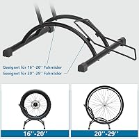 Urban Deco Fekete álló kerékpártámasz padlóra kerékpárállvány MTB és országúti bringához 3