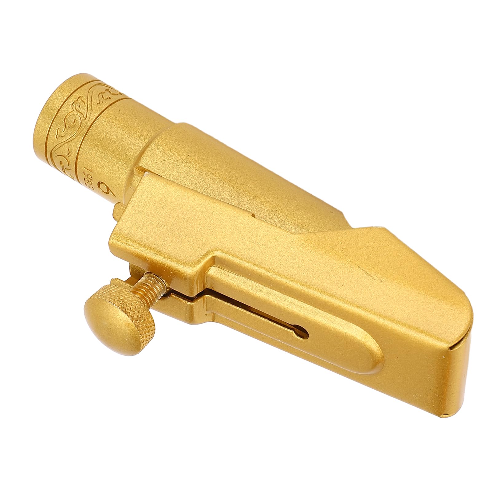 Bocchino per Sassofono Contralto, Copertura Scorrevole in Metallo Bocchino per Sassofono Contralto Mib Costruzione in Ottone 6C, per con Suono Brillante e Volume Potente per Sassofonisti e