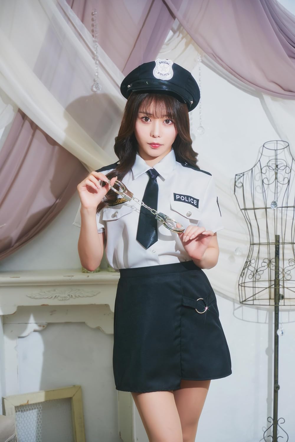 クリアストーン(Clearstone) GLOWHOLIC コスプレ ハロウィン グレイッシュポリス レディース M グレー