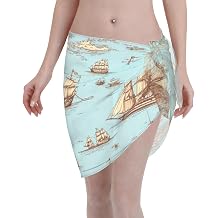 Playful Cat for Sarong Cover Up for Women Beach Bathing Suit Cover Up Bikini Wraps