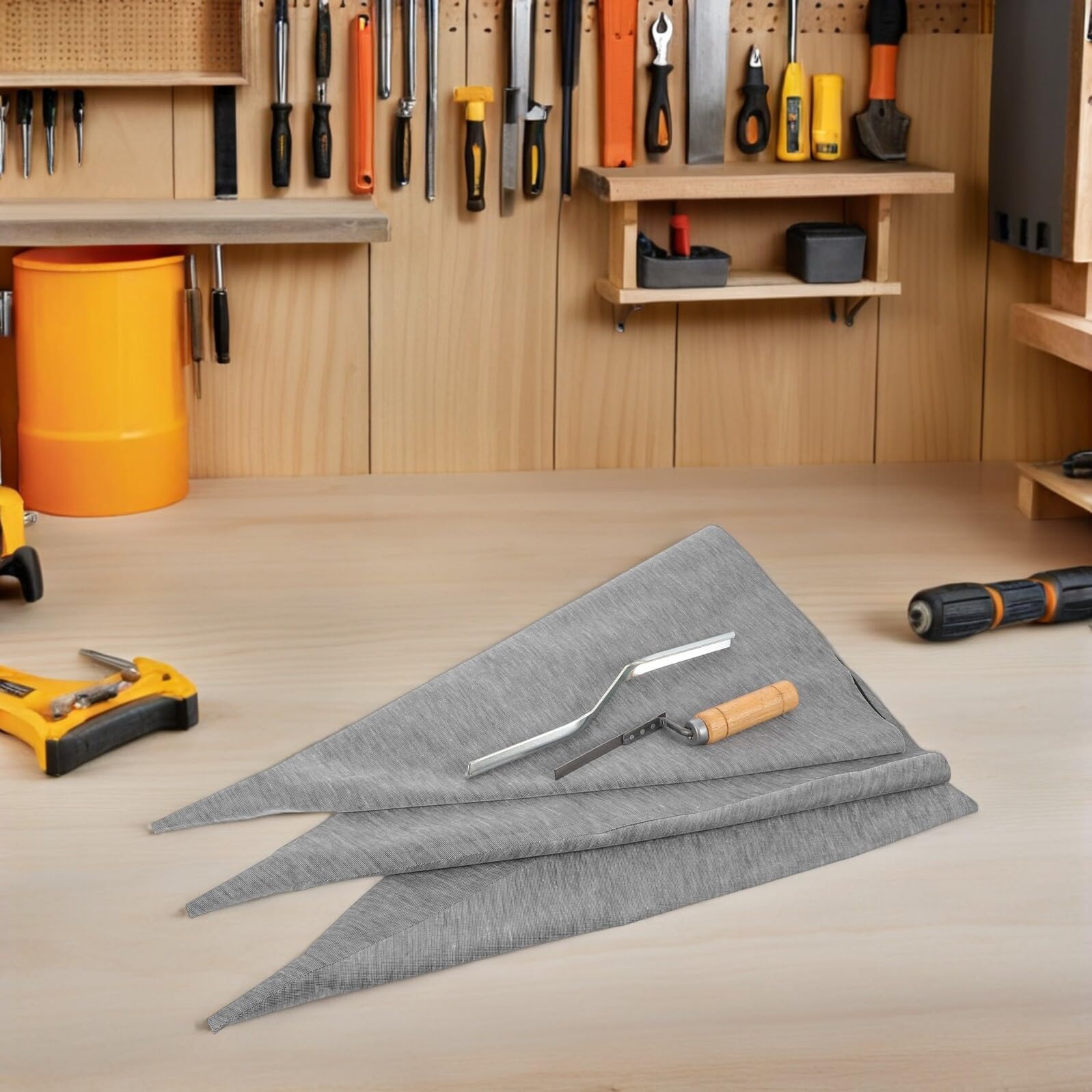 Toddmomy à Mortier pour Maçonnerie de Jointoiement Flexible avec Pointe Métallique Kit Installation pour Carrelage et Briques Anti-fuites pour Mortier et Couleur Outil de Maçon