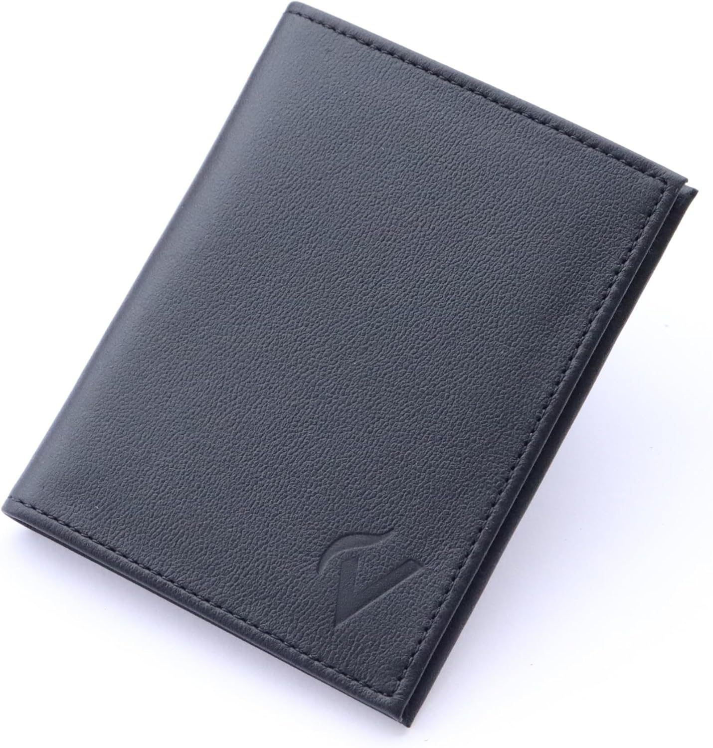 VOLPE Vertical Slim Wallet Genuine Leather For Men and Women - Image 4