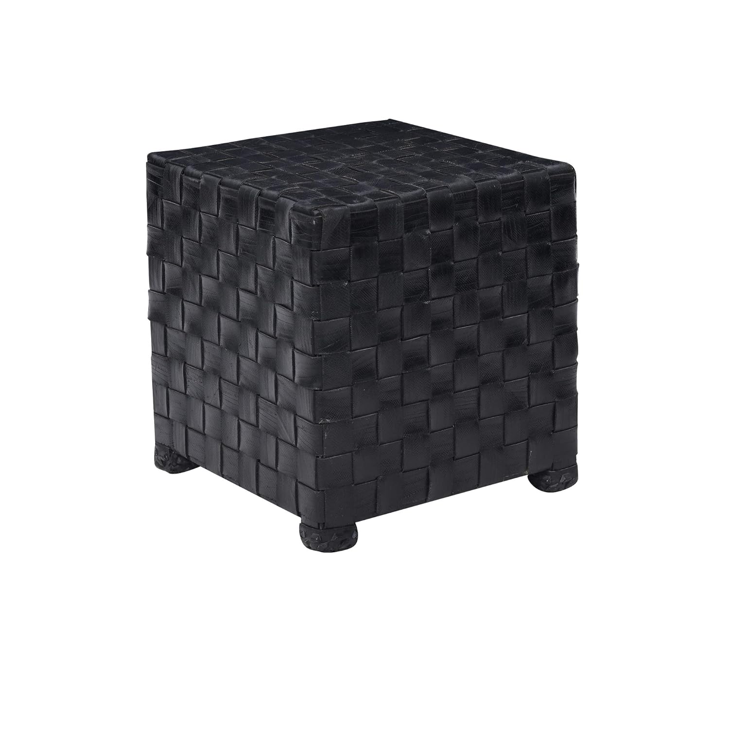 De'Dzines Square Bedside Table Stool for Bedroom (38.1x38.1x40.6 cm