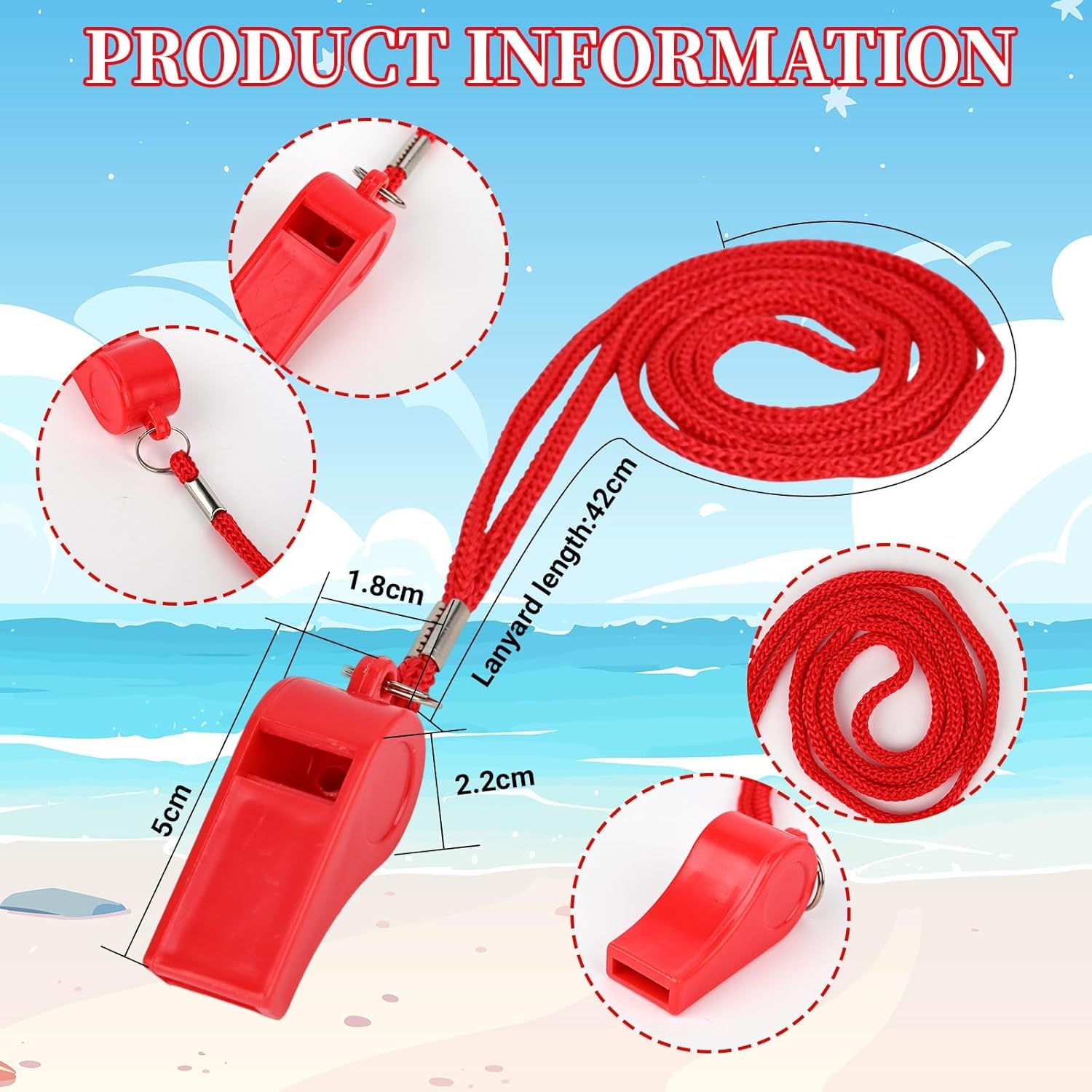 4 Pcs Guard Costume Set Include Hat Fanny Pack Whistle with Lanyard and Sunglasses for Adults Beach Dress Up - Image 4