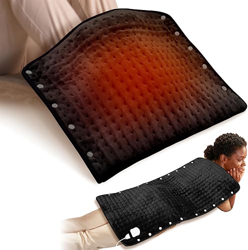 Almohadilla térmica grande de 18 x 33 pulgadas para espalda, apta para FSA HSA, almohadilla térmica CooCoCo XXXL para calambres menstruales,