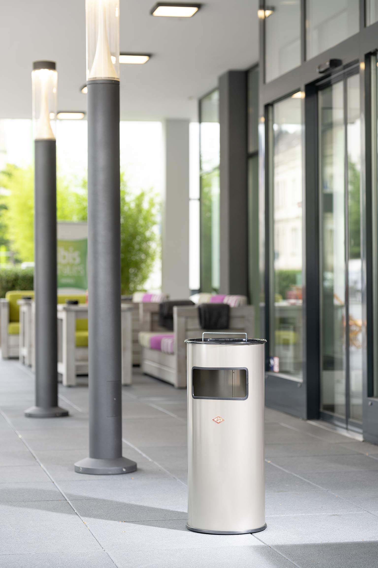 スモーキングスタンド Wesco Standascher 50L マットサンド スモーキングスタンド Wesco Standascher 50L マットサンド