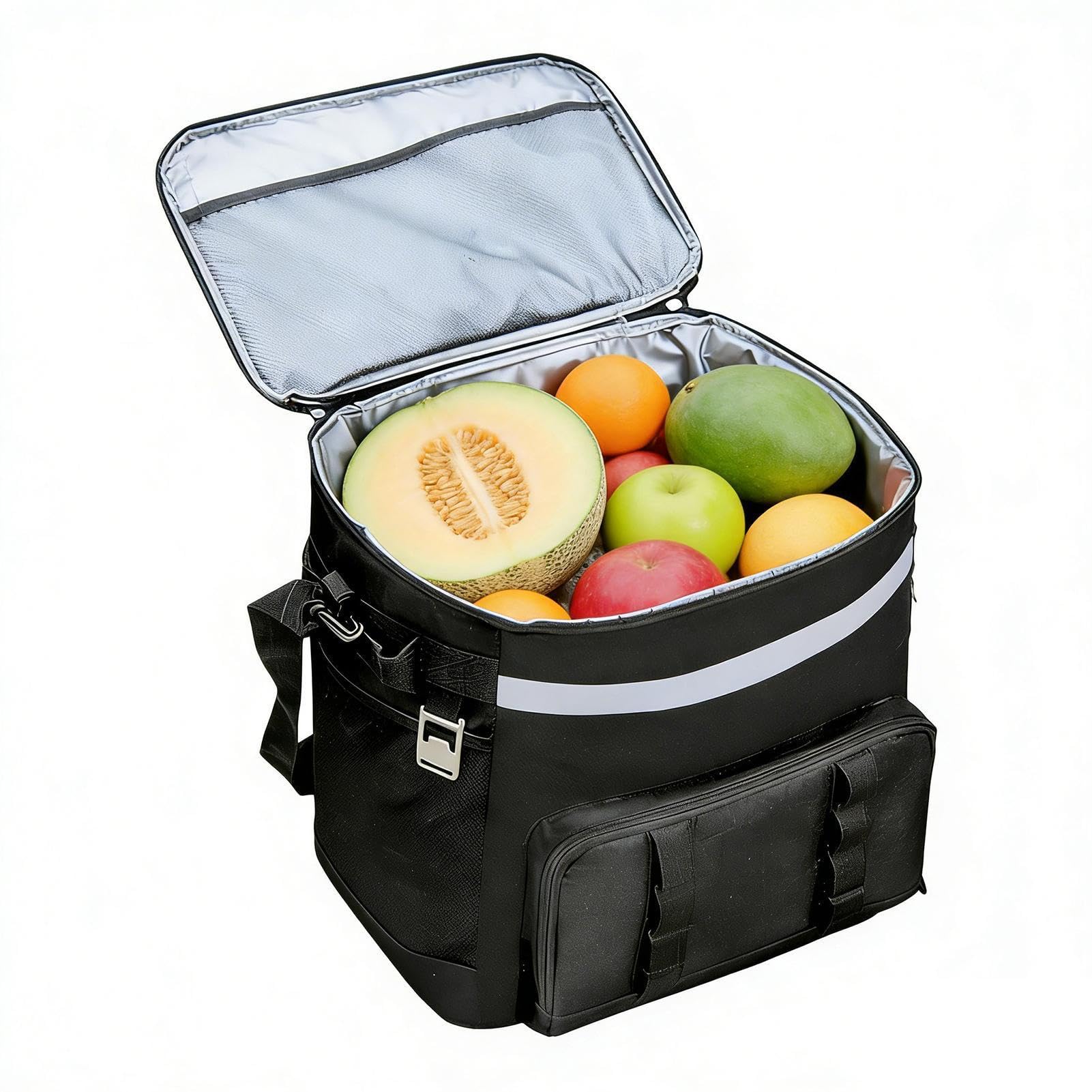 Hielera con Ruedas,con Ruedas Asa y Gran Capacidad de Almacenamiento,35L Forro Impermeable para Hielera Portátil - para Viajes, Playa, Compras, Patio,