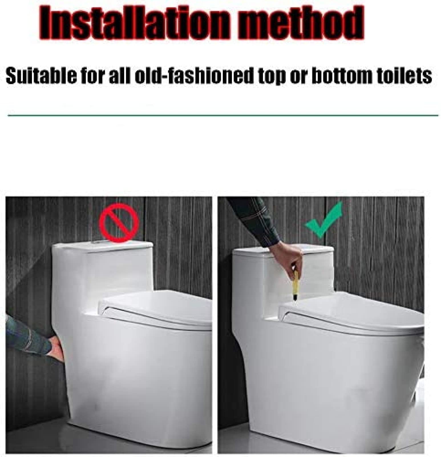 Toilettensitz Mit Absenkautomatik – Sanft Schließend, Schnell Abnehmbar, Verstellbar (80-170 Mm), Robust Bis 175 Kg